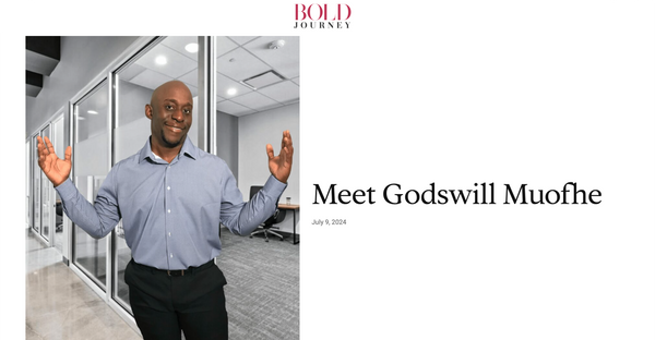 Bold Journey – 'Meet Godswill Muofhe'