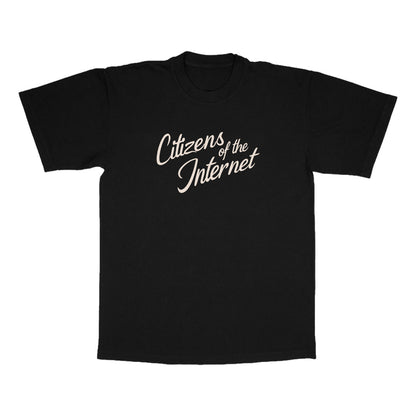 Cursive Citizens of the Internet Tee