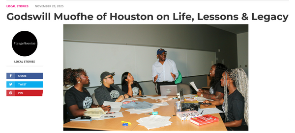 Voyage Houston - Godswill Muofhe on Company Culture, Faith & the Future of Citizens of the Internet