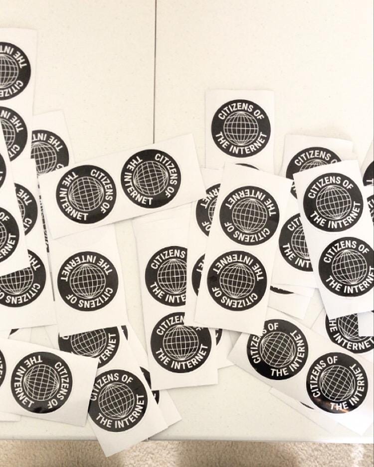 OG Citizens of the Internet Sticker